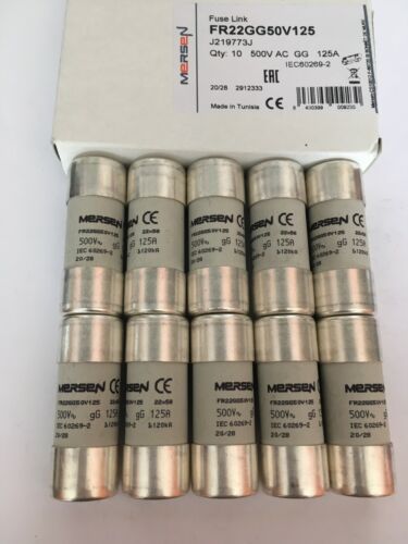 Fusibile FR22GG69V125 125A Mersen Ferraz Shawmut J219673 JPSF767 quantità 1/5/10 - Foto 4 di 4