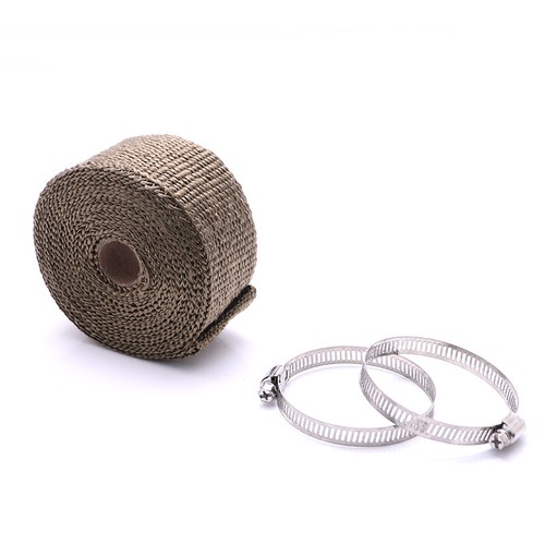 5m Exhaust Header Pipe Anti-scalding Thermal Heat Insulation Tape Cloth Roll - Picture 10 of 12
