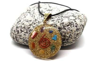 Orgon Chakra Anhänger Reiki geladen Kupferspule Heilung Kristall Halskette Yoga