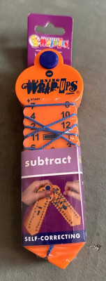 Learning Wrap-Ups Subtraction Keys, Self Correcting Math Tool for Kids Learn.new