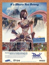 2003 Ragnarok Online PC Original Advertisement / Retro Promo v4
