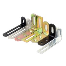 4pcs Angle Brackets L Shape Adjustable Fastener Corner Brace Joint Right Angle
