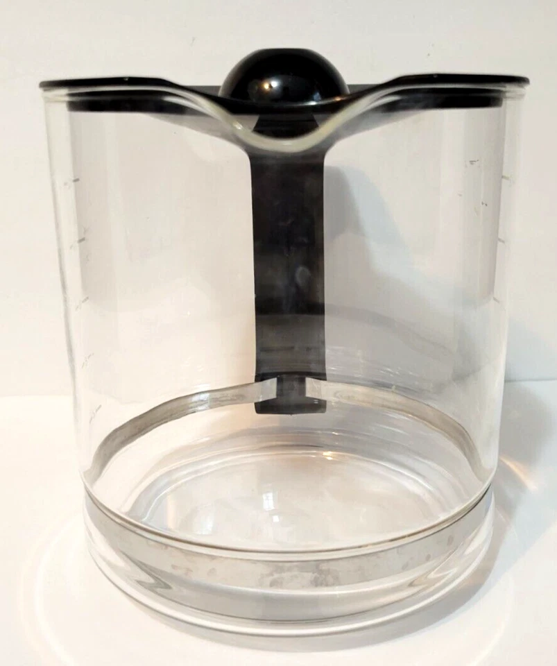 Repuesto de cafetera jarra de vidrio Mr Coffee de 12 tazas con mango plateado Foto 3 de 4
