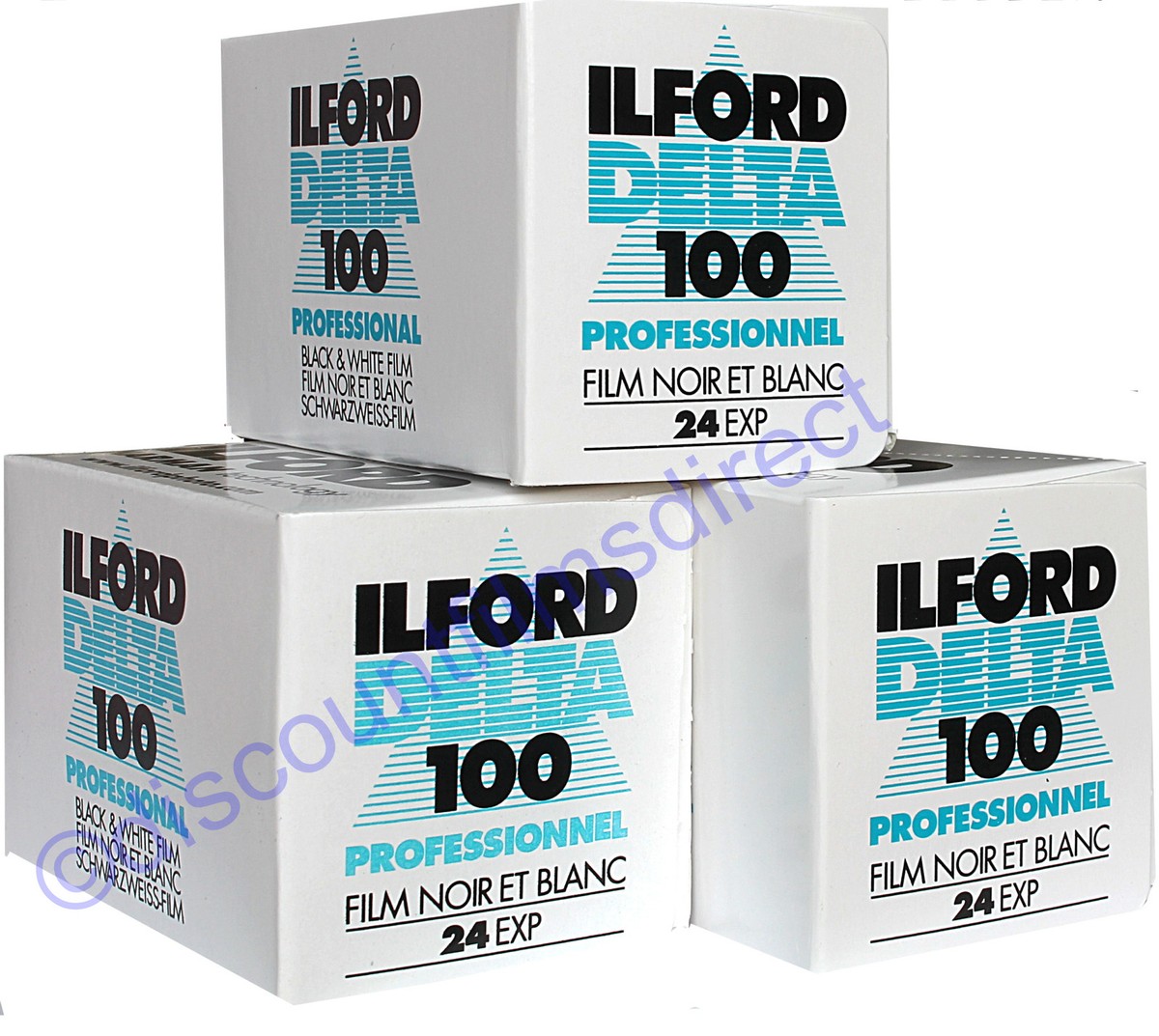 x ILFORD DELTA 100 35mm 24exp B&W CHEAP CAMERA FILM- POST FREE