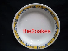 4 Corelle CASA FLORA Flat Rim Pasta Soup 8-1/2" Bowl Entree 8.5" Bella Vista