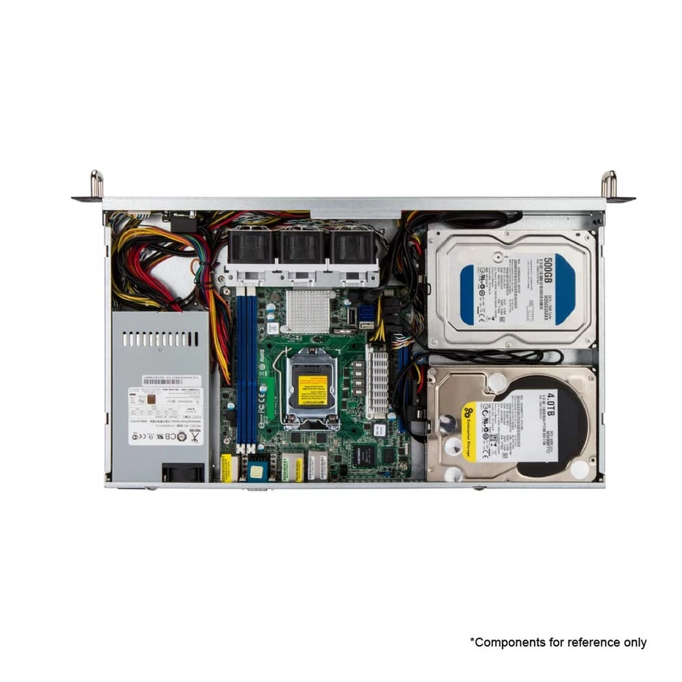 IN-WIN IW-RF100S-S265 1U Short Depth Mini-ITX Rackmount Server Chassis , 265W - Image 2 of 4