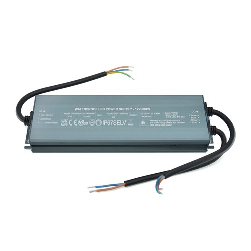 Trasformatore Alimentatore Driver LED Slim DC 12V-48V 60W-400W IP67 Impermeabile Fai da Te - Foto 20 di 26