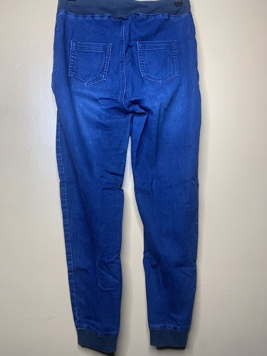 DG2 Diane Gilman Women's Size X2 Pants Mid Rise Blue Stretch Elastic Waist Band - Picture 9 of 12
