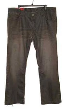 Sz 38 JUSTING JEANS with Spandex Coated Premium Denim Boot Cut Khaki Measures 40