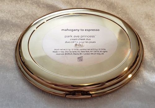 TARTE Park Ave Princess Cream Cheek Duo MAHOGANY to ESPRESSO 0.19 oz ea side NEW - Picture 4 of 4