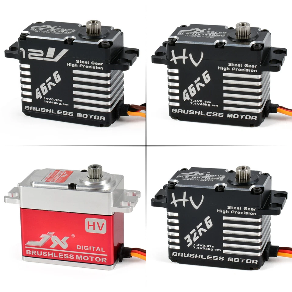 JX 46KG / 32KG Metal Gear HV Brushless Digital Servo for RC Car Boat Robot - Image 3 of 4