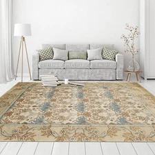 WILLIAM MORRIS ARTS & CRAFTS LoomBloom Multi Sizes Handmade Wool Area Rug BEIGE