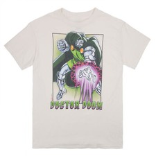 Dr. Doom Energy Manipulation Print T-Shirt Beige