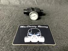 MacDaddy Racing Temperature Gauge for Suzuki LT500R LT500 Quadzilla (Black)