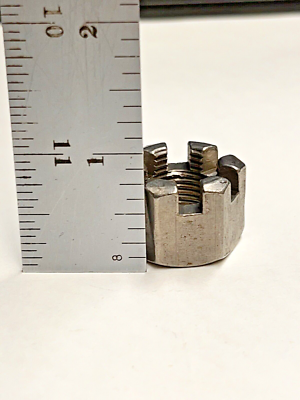 Lot De 25 écrous Freins (castle Nuts) 5/8-18 UNF - Acier Grade 2, Pour Goupilles