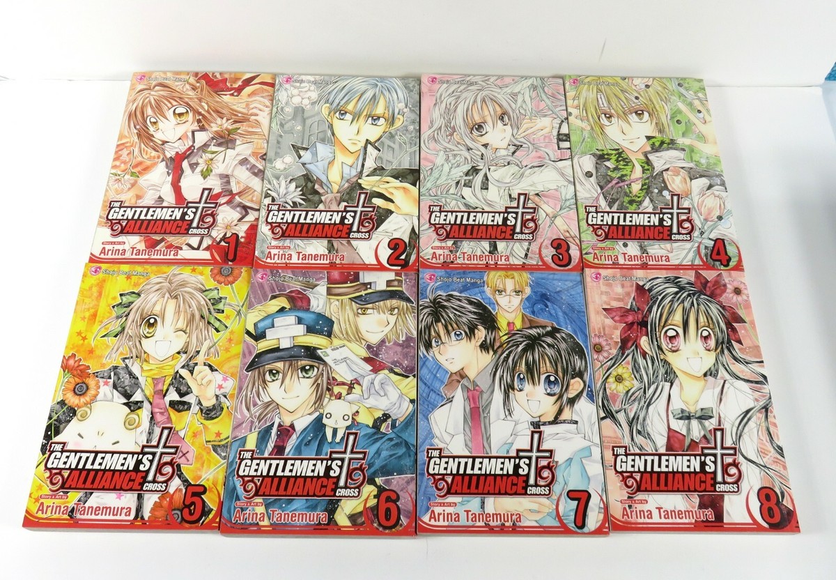 Arina Tanemura 漫画セット 全巻 The Gentleman's Alliance Cross 1-8 English Manga Arina Tanemura