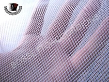 Accordion Grille Lining Soft Plastic Net White 18" x 7" 2-for-1