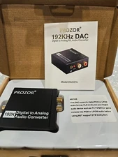 Prozor 192khz Digital to Analog Audio Converter Dac Digital Spdif Optical DAC01K