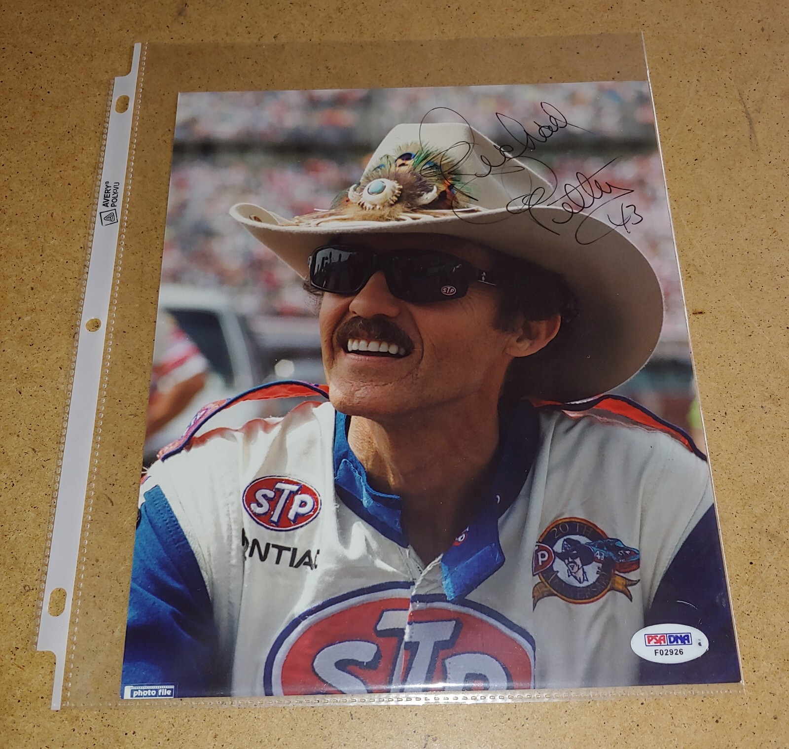 Vintage NASCAR Richard Petty 1991 8x10 Photo Signed Autographed Psa/dna