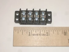 PHILMORE 13-1404 4 POLE 30A DUAL ROW TERMINAL BLOCK BARRIER STRIP 