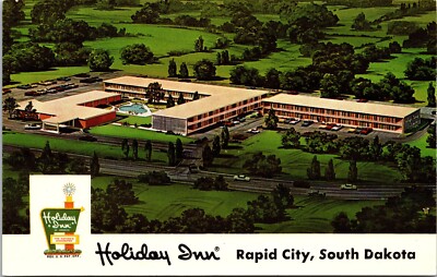SD Rapid City, Holiday Inn Artist's Rendering, Chrome, Unposted