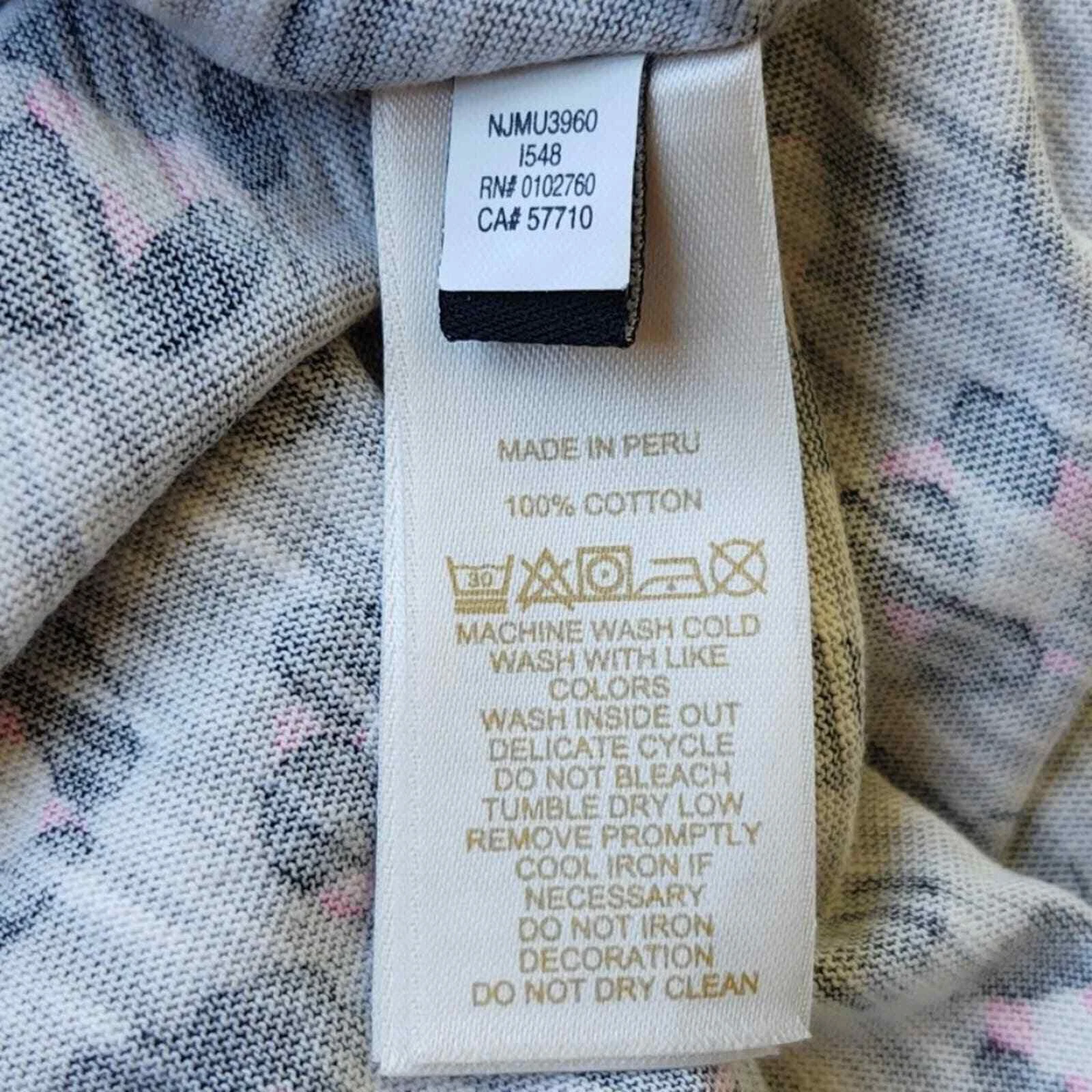 Abito Kate Spade Cyber Cheetah vita bassa cotone taglia XS