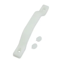 White Plastic Grab Assist Handle Bar RV Trailer Interior Exterior 9.5"