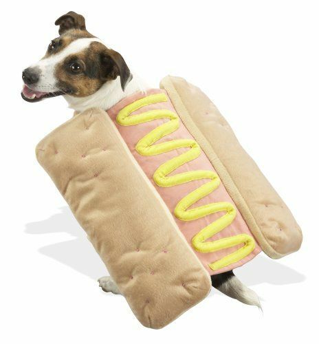 *NEW* JAKKS PACIFIC HALLOWEEN DOG COSTUME "HOT DOG" - LARGE - Picture 1 of 3