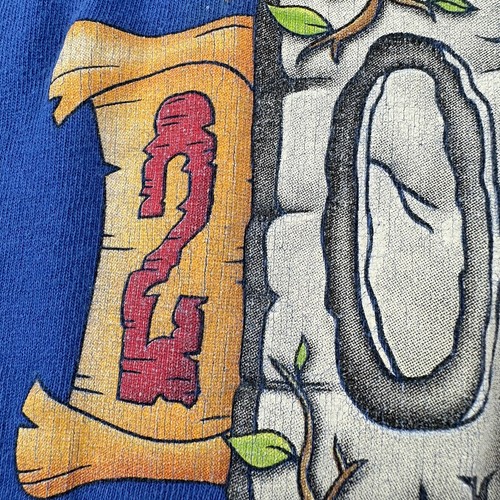 Camiseta De Colección Disneyland Mickey 2001 Azul Manga Corta Algodón Para Hombre Talla M - Imagen 8 de 9
