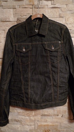 DSQUARED2 2014 RUNWAY COLLECTION UNIQUE MEN'S DENIM JACKET ITALY SIZE 48 / S-M - Picture 2 of 11
