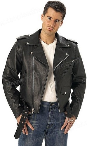 Classic Motorcycle Jacket 
