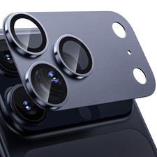 Para iPhone 17 Pro Max Protector Lente De Camara Cristal Grado Militar Azul