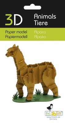 Fridolin 11750 3D-Modell Bastelset Alpaka