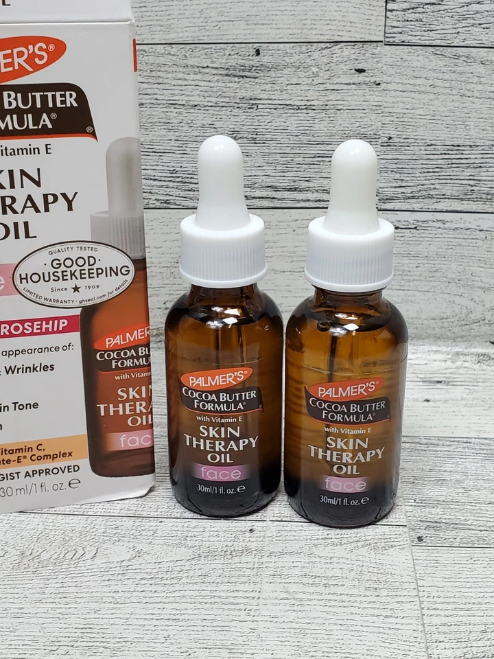 Palmer's Fórmula de Manteca de Cacao Hidratante Aceite Terapia de Piel para Rostro, Paquete de 2 Foto 2 de 2