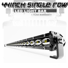 44in/46in Single Row LED Light Bar Combo Beam 6D Reflectors Work Light for Truck