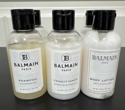 6er Pack Balmain Paris Shampoo, Conditioner & Bodylotion (2 EA) 80ml @2,71 flüssige Unzen