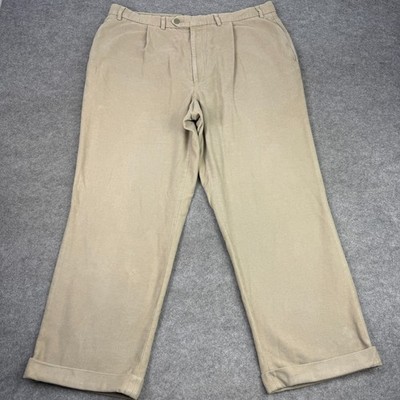 Marks & Spencer Hose Herren W40 L28 Stone Beige Straight Fit Baumwolle Moleskin