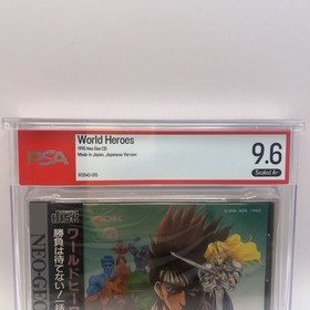 A-D-C World Heroes NeoGeo CD Software PSA 9.6