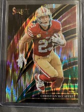 2025 Panini Select - Club Level Christian McCaffrey #218 Black & Green Shock...