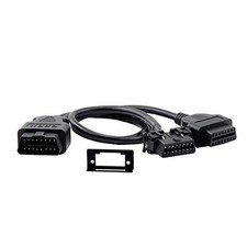 OBD2 OBD II Full 16 Pin Splitter Y Open Cable J1962 1 Male to 2 Female 1 Pcs