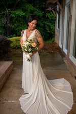 Champagne Wedding Dress Size 6