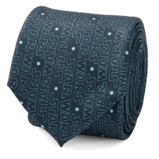 Star Wars Logo Blue Tie