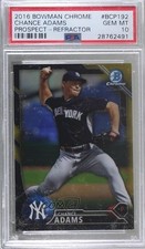 2016 Bowman Chrome Prospects Chance Adams #BCP192 PSA 10 GEM MT 5w7