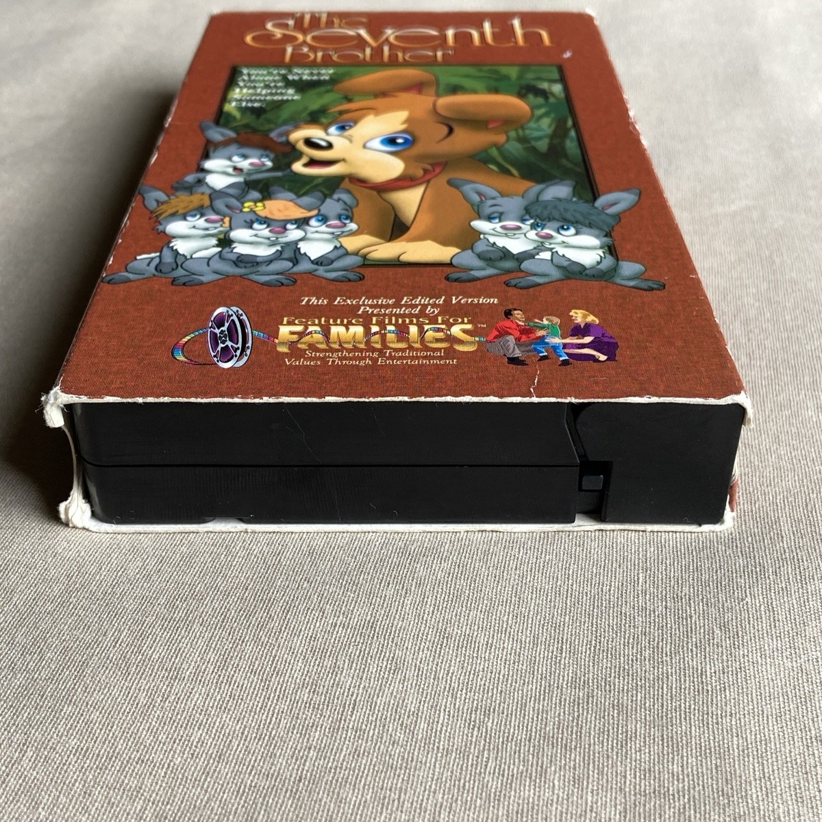 The Seventh Brother (VHS 1991) Animated Adventure Puppy Rabbits