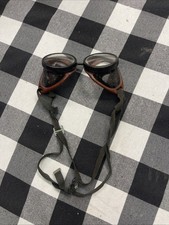 Vintage American Optics Adult Bakelite Safety Goggles 1940's Motorcycle Welding