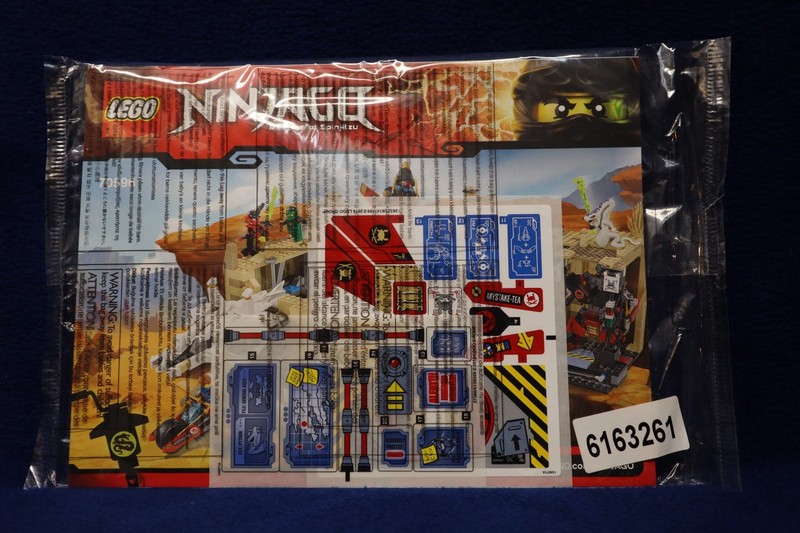 LEGO 70596 Samurai X Cave Chaos - Stickers & Instruction Manual