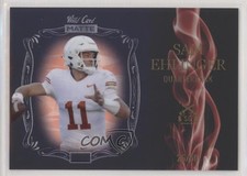 2021 Wild Card MATTE Smoking Guns Blue Red 26/50 Sam Ehlinger #MSG-8 04h3