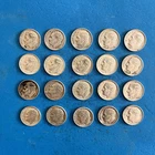 Lot of 20 Silver  Roosevelt dimes 1947-1964