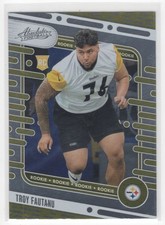 #120 Troy Fautanu 2024 Panini Absolute Base RC Pittsburgh Steelers