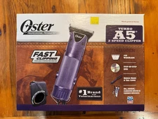 OSTER Turbo A5 2-Speed Professional Dog/Cat Clipper Set